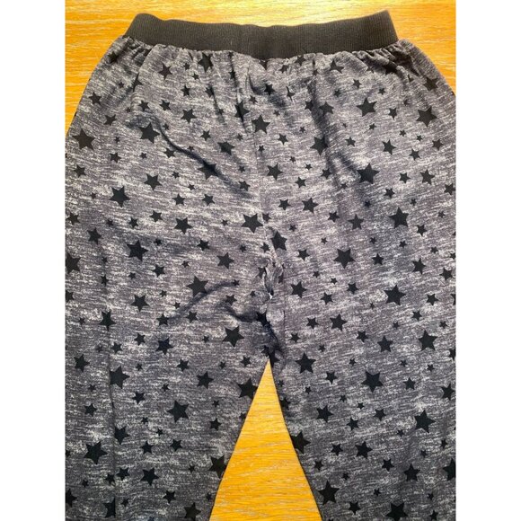 Cozy Star-Patterned Jogger Pants With Elastic Waistband & Cuffs - Picture 4 of 5